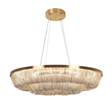 Shoebill "Grand" 31.5" Brass Empire LED Chandelier