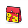 Red and yellow Pop Art Cheese bag by JumpFromPaper, product view