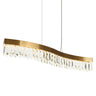 Sibyl 36" Crystal Pendant Light - Art Deco Design
