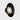 Viso Signal Fresnel lens wall light in Glossy Black, 6.8 in, product photo