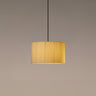 Santa & Cole Sísísí Cilíndricas hanging ceiling light with handcrafted natural ribbon shade