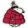 Red & Pink Peanuts Snoopy Puffer Jacket Rug by Maison Deux, photo 1