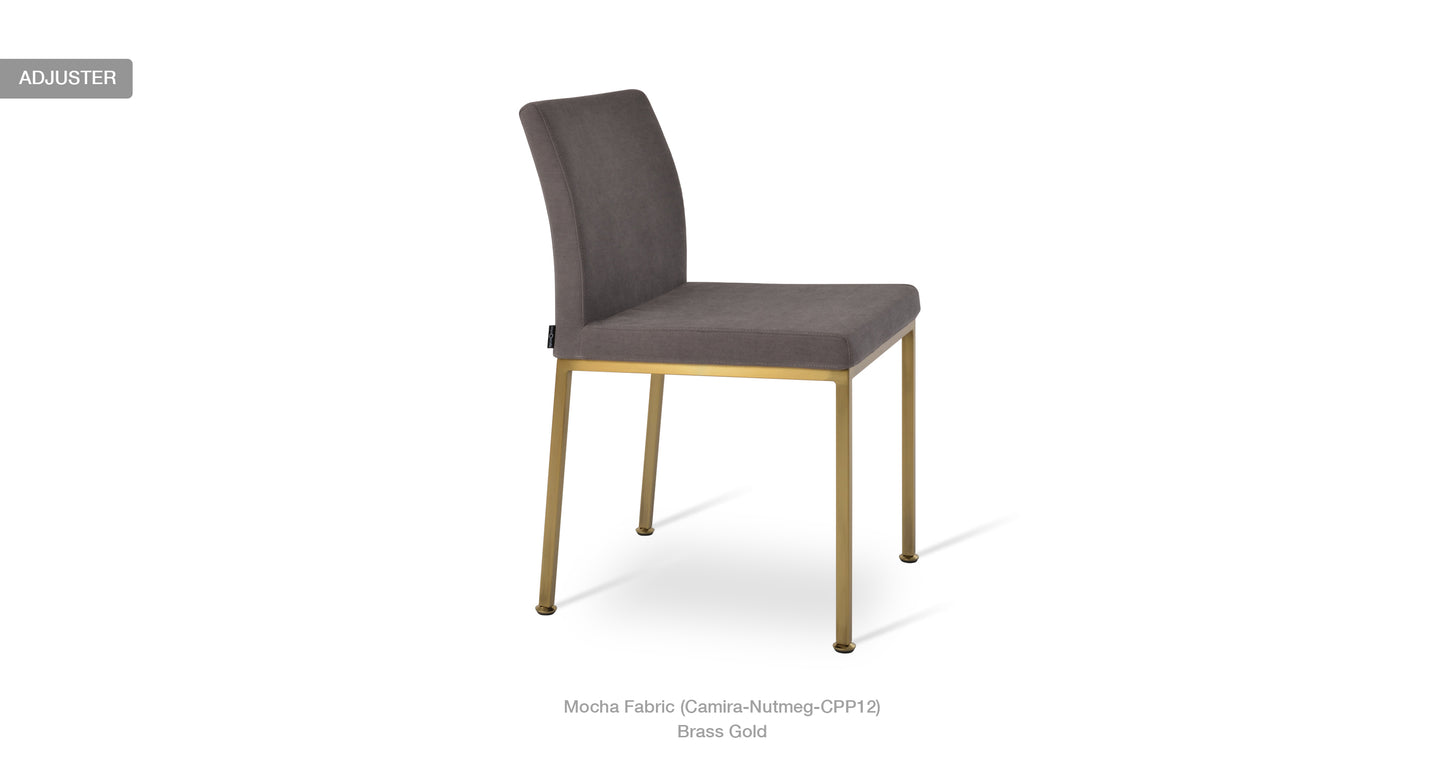 Soho Concept Aria Metal Chair - Fabric