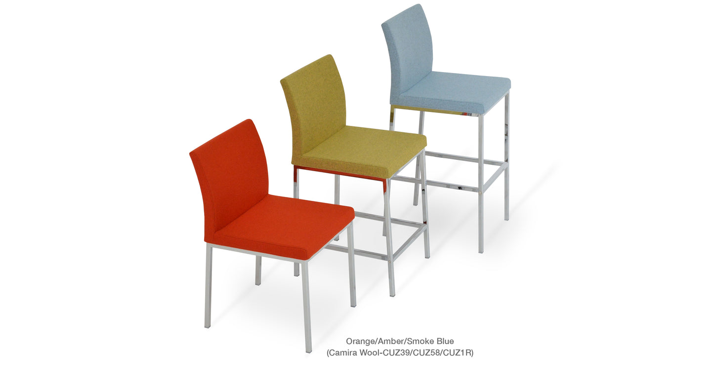 Soho Concept Aria Metal Chair - Fabric