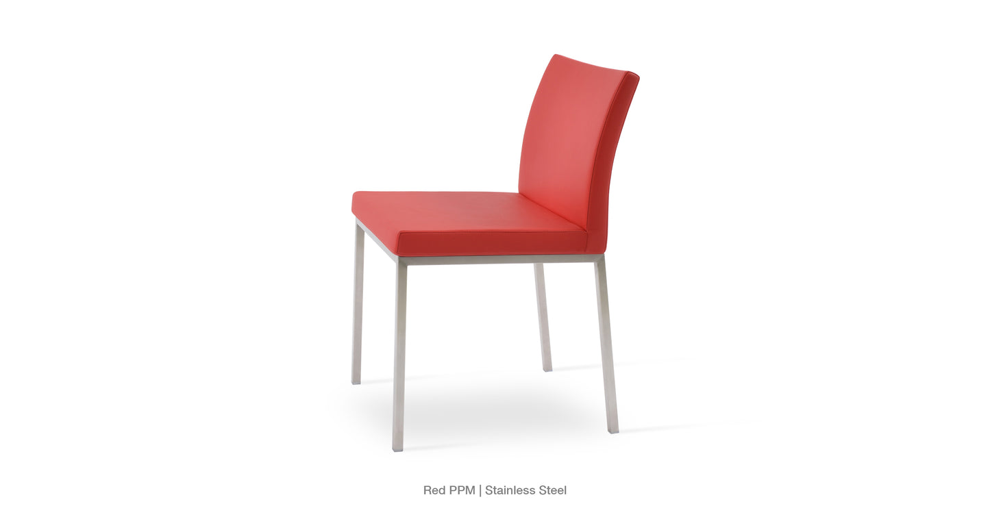 Soho Concept Aria Metal Chair - Leather