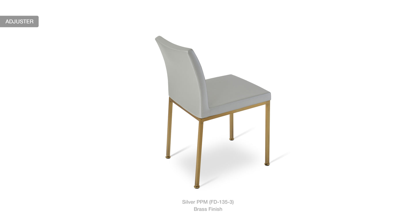 Soho Concept Aria Metal Chair - Leather