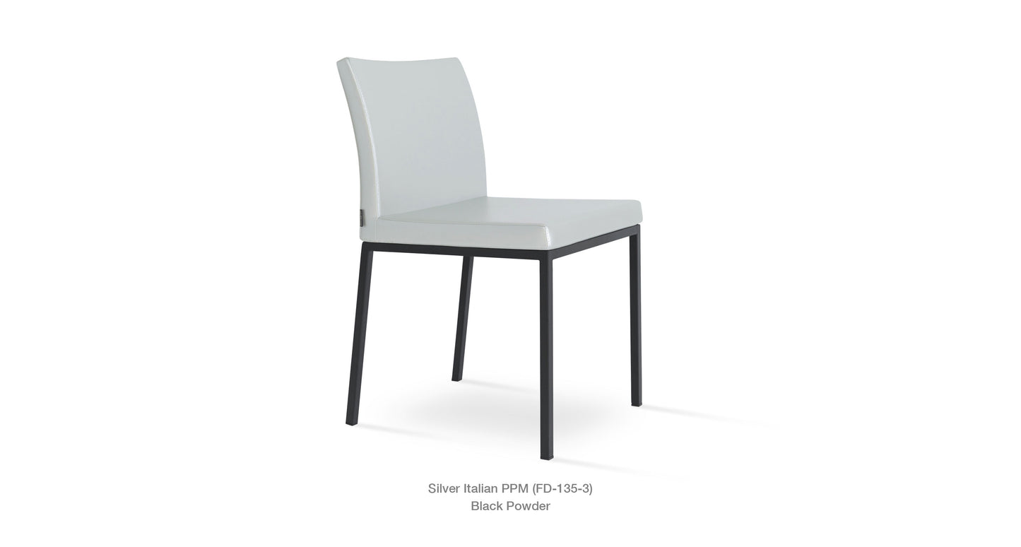 Soho Concept Aria Metal Chair - Leather
