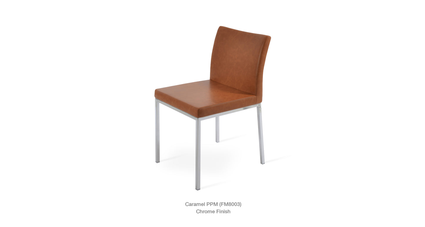 Soho Concept Aria Metal Chair - Leather