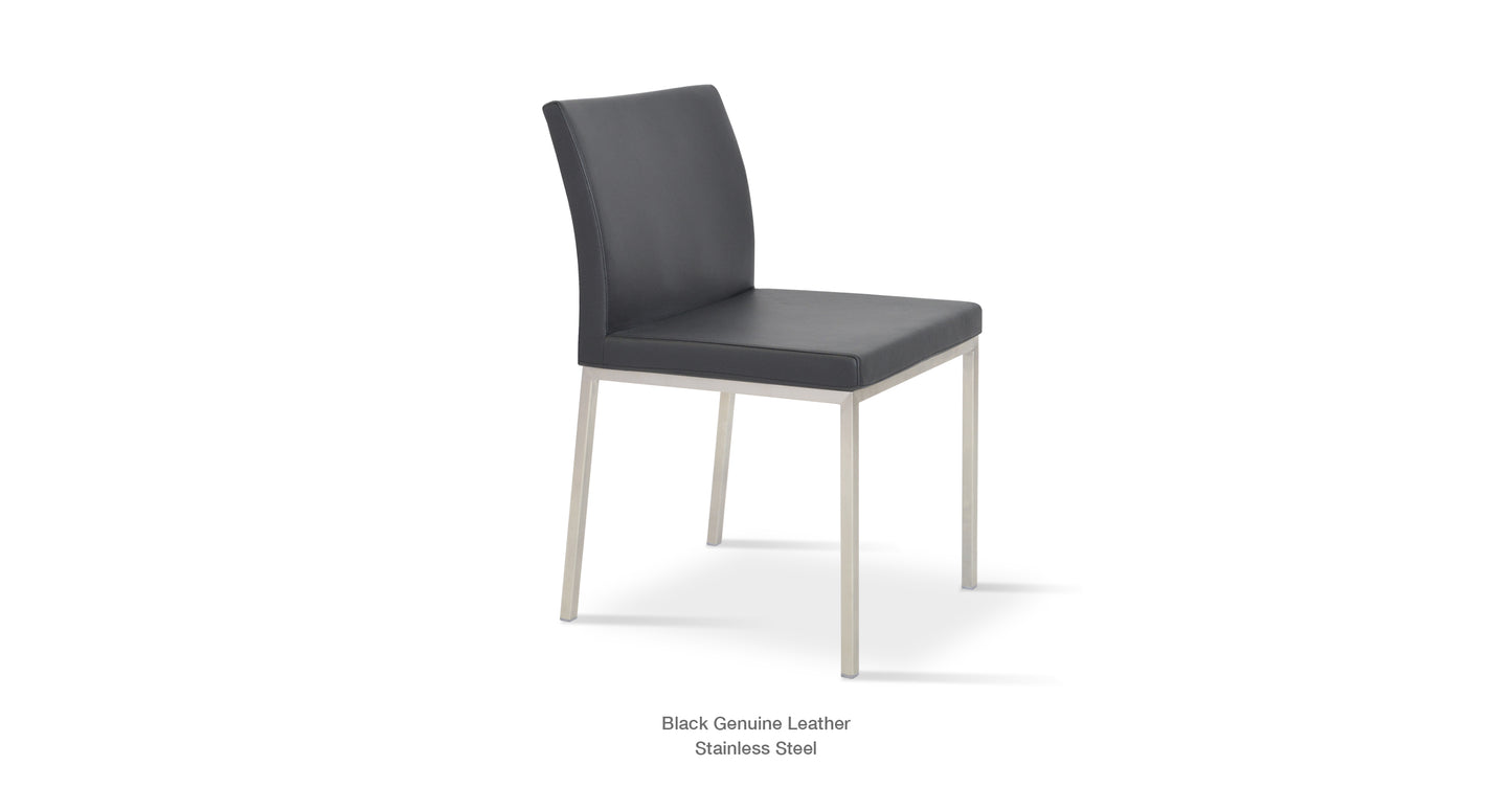Soho Concept Aria Metal Chair - Leather