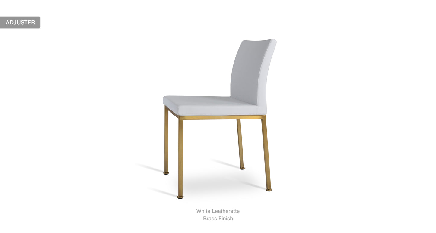 Soho Concept Aria Metal Chair - Leather