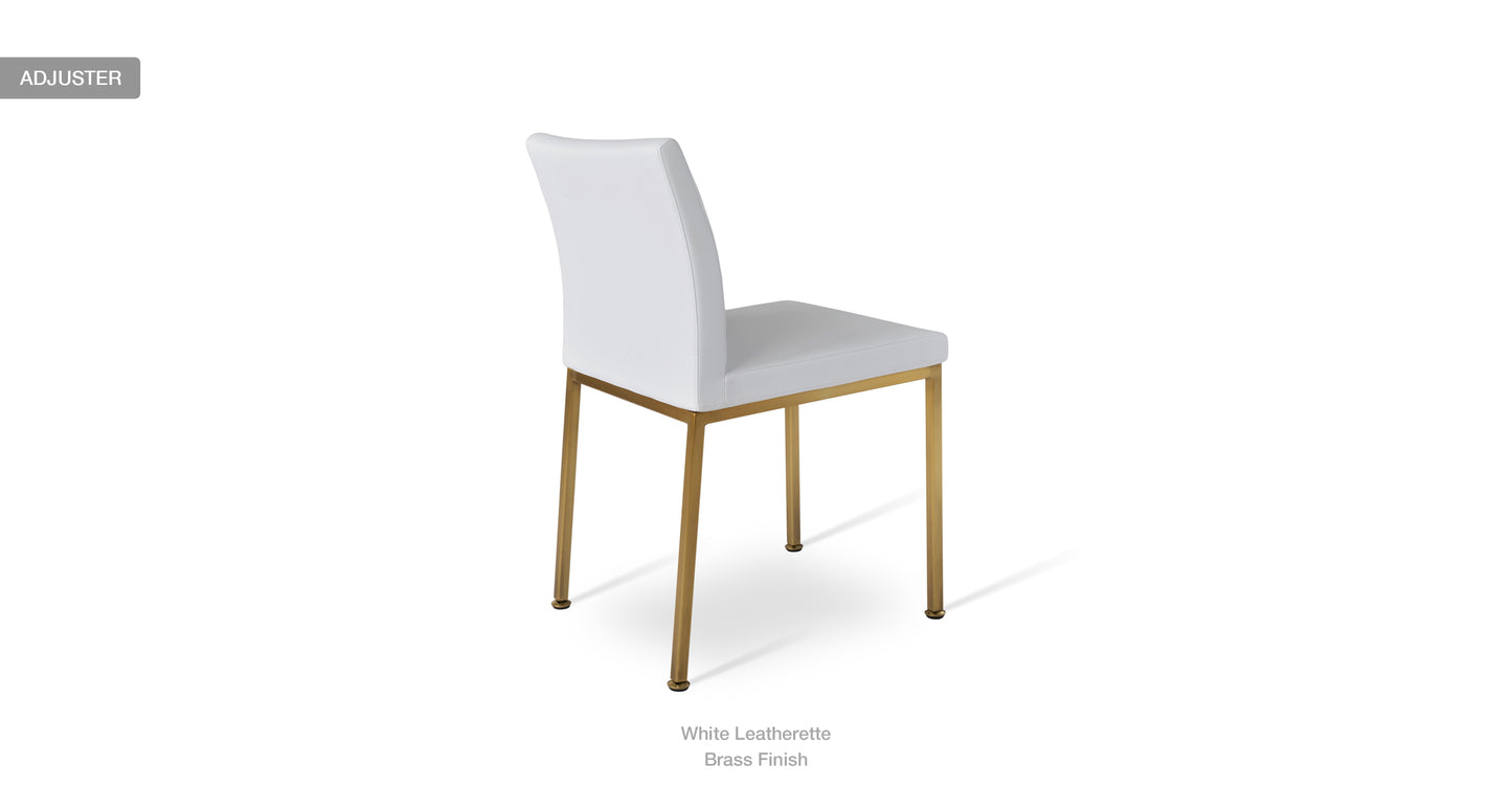 Soho Concept Aria Metal Chair - Leather