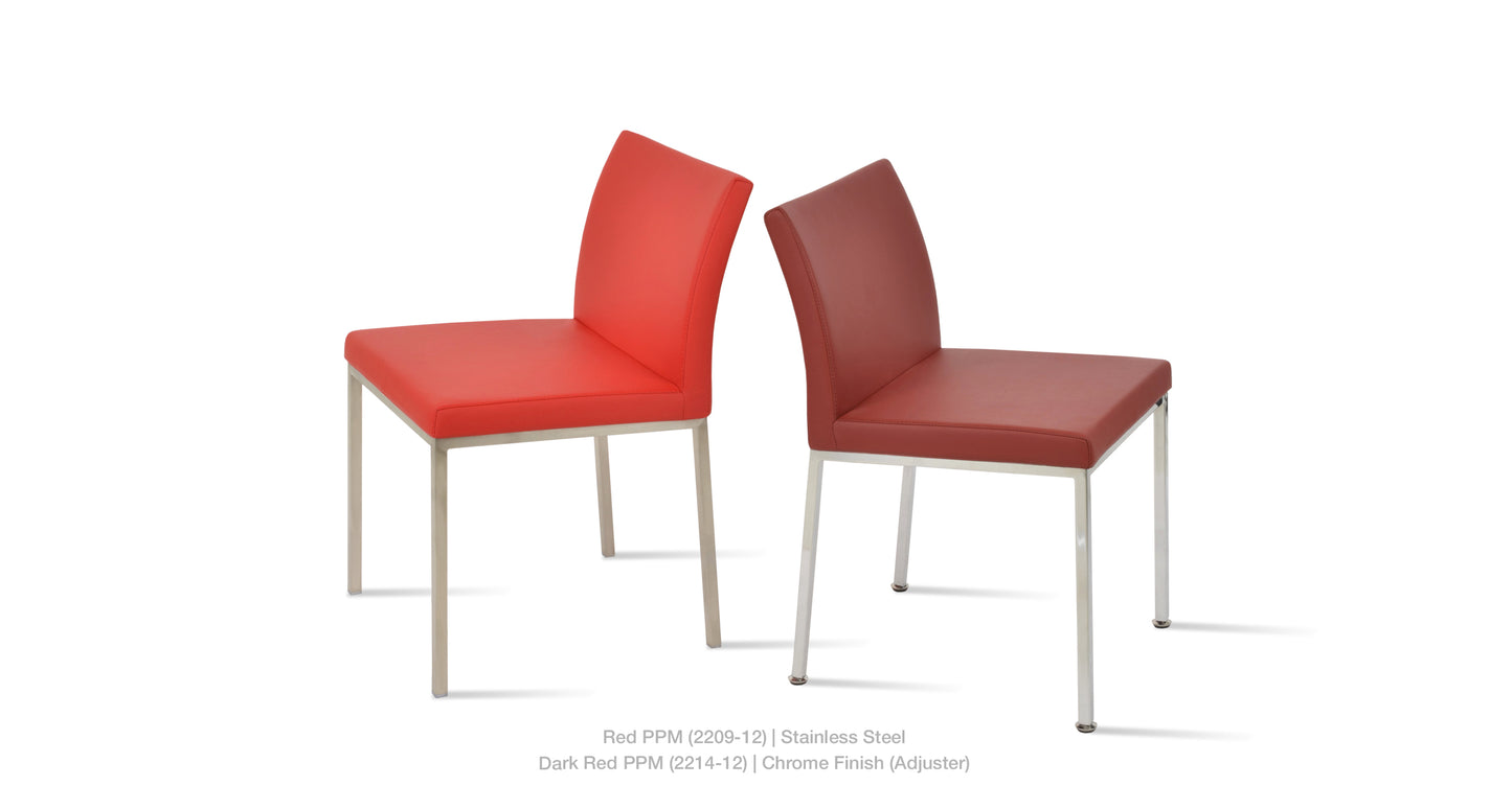 Soho Concept Aria Metal Chair - Leather