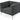 Modern Laguna armchair dark grey wool upholstered chair with stainless steel base for living room or office