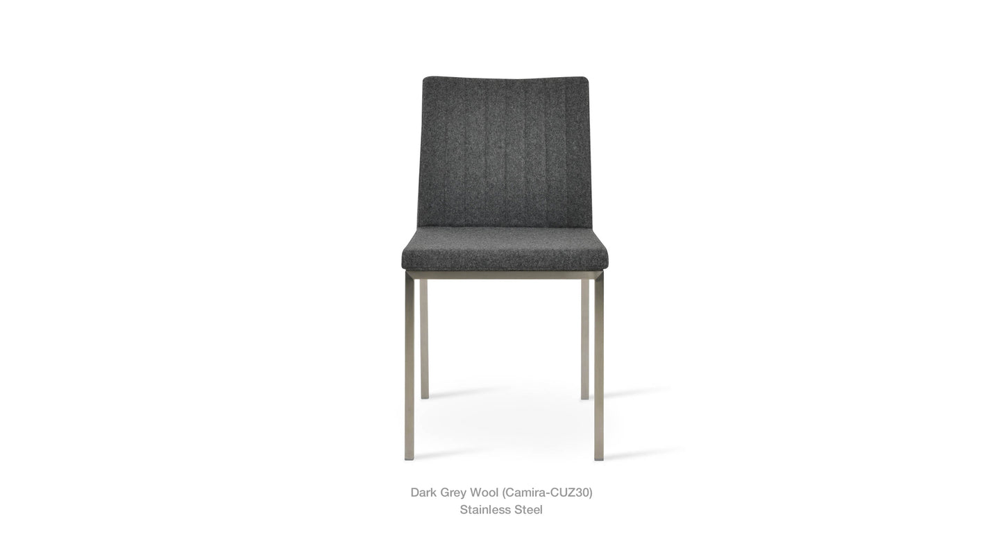 Zeyno Dining Chair with Metal Base