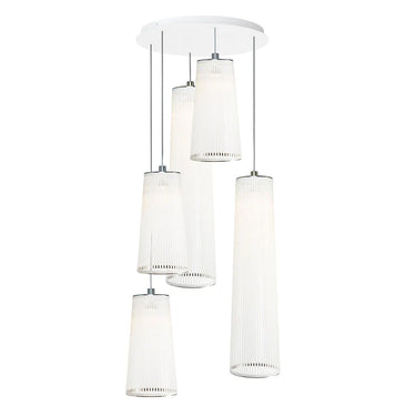 Solis 5-Light Modern LED Pendant Chandelier by Pablo Designs