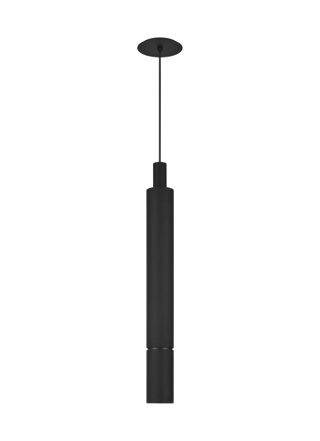 Sottile Pendant Light Black and Black Ring