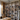Minimalist matte black LED chandelier for contemporary interiors, office library setting