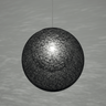 Mayuhana 2 Sphere Double-Shade Pendant, Yamagiwa – Black shade
