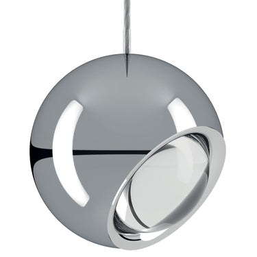Lodes Spider adjustable LED pendant light in matte white with rotatable diffuser