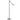 Splitty floor lamp with adjustable LED head for modern task lighting