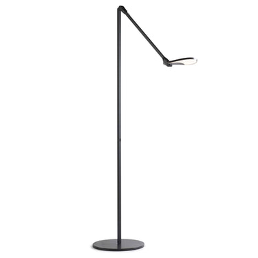 Splitty floor lamp with adjustable LED head for modern task lighting