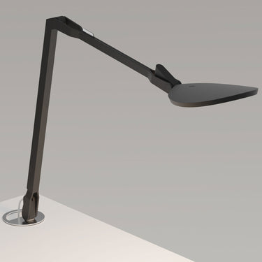 Koncept Splitty Reach LED desk lamp with flexible adjustable arm in matte black