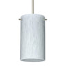 Carrera glass shade with handcrafted European glass for pendant lighting fixtures