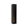 Strum 21 inch LED wall sconce by Visual Comfort in black finish, modern indoor outdoor lighting fixture