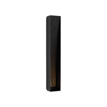 Strum 28 LED wall sconce modern black outdoor indoor lighting