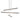 Minimalist multi-light pendant with thin suspension cables and black canopy