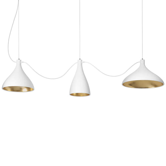 Swell String 3 Mixed Pendant Light by Pablo Designs