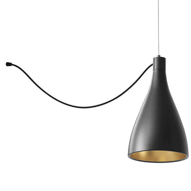 Swell String Single Narrow LED Modular Pendant Light by Pablo Designs