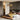 Luxury Gold Leaf Chandelier - Synthienniser 23.5" Black Accent