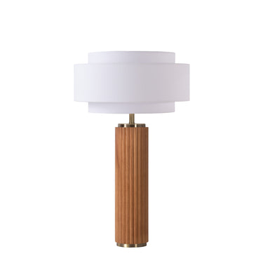 Nova Tambo Table Lamp, Coronado Linen Shade in Natural Ash, photo 1