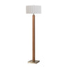Nova Tambo Floor Lamp, Scallop Shade in Natural Ash, photo 1
