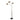 Nova Original 1962 Triplet 3-Light Arc Floor Lamp in Satin Nickel, photo 9