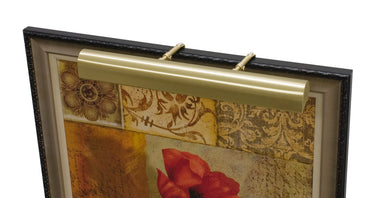 House of Troy Traditional 21" Satin Brass Picure Light