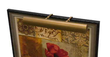 House of Troy Traditional 24" Weathered Brass Plug-In Picture Lights