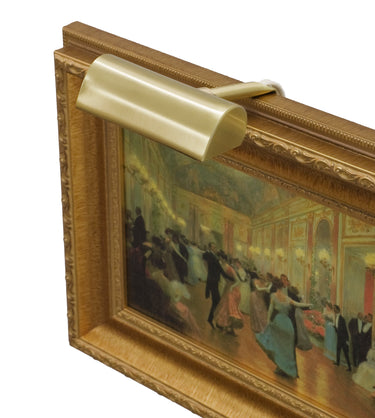 House of Troy Traditional 4" Satin Brass Plug-In Picture Lights