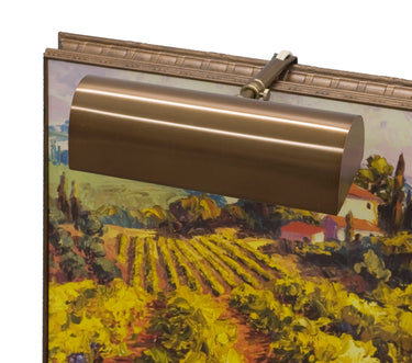 House of Troy Traditional 8" Satuary Bronze Plug-In Picture Lights