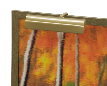 House of Troy Traditional 9" Satin Brass Plug-In Picture Lights