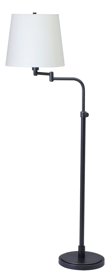 House of Troy Townhouse Adjustable Swing Arm Floor Lamps in Oil Rubbed Bronze