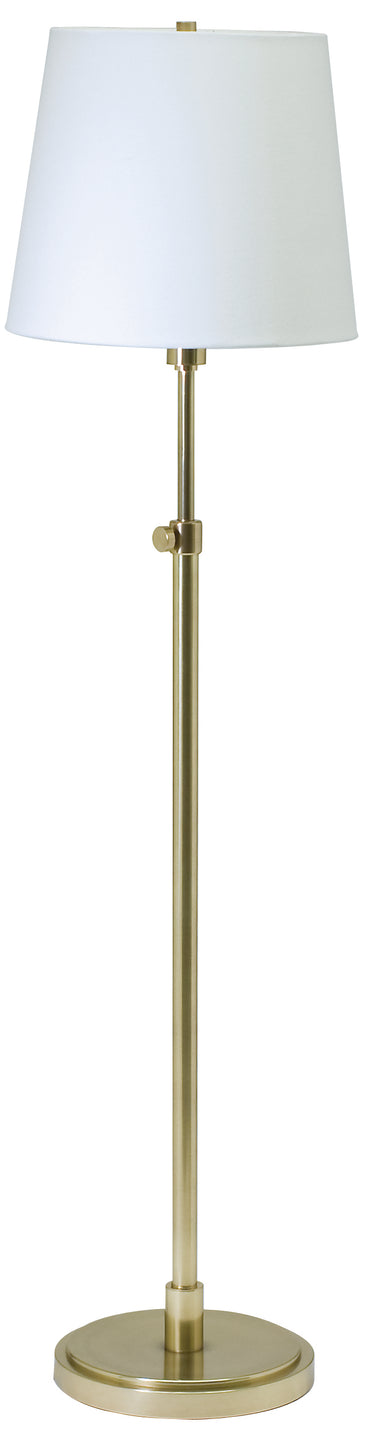 House of Troy Townhouse Adjustable Floor Lamps in Raw Brass