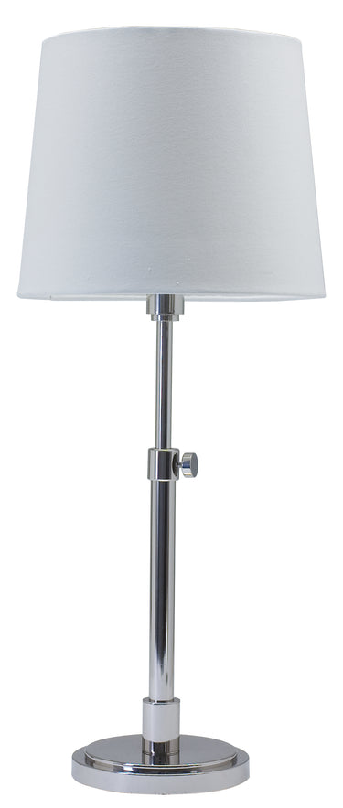 House of Troy Townhouse Adjustable Table Lamps in Polished Nickel