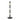 Finesse Decor Aluminum and Spanish Alabaster Table Lamp Black
