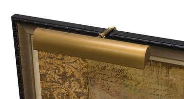 House of Troy Traditional LED 14" Weathered Brass Plug-In Picture Lights