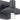 Ash 8 Charcoal Barn-Style Outdoor Sconce by Sean Lavin for Visual Comfort - angle