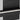 Close-up of the Banda 36" wall sconce showing the sleek design and integrated LED light in matte black finish.