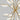 Lotus Flower Inspired Chandelier, Belterra 43 Inch, Natural Brass Finish
