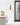 Modern outdoor wall light fixture, Blade 18", black, building security lighting.